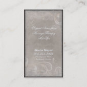 Wellness-Center-Salon-Geschäfts-Karten-Vintager Visitenkarte (Rückseite)