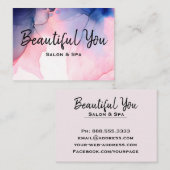 *~* Wellness-Center-Salon-Haar peitscht Visitenkarte (Vorne/Hinten)