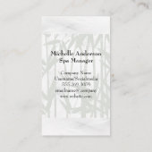 Wellness-Center-Salon-Logo | Hintergrund von Bambo Visitenkarte (Rückseite)