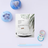 Wellness-Center Salon Massage Preisliste A5 Flyer (Einzeln)