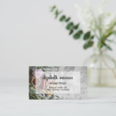 Wellness-Center Salon Massage Therapy Skript Visitenkarte (Stehend Vorderseite)