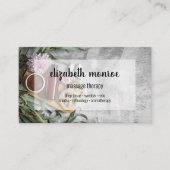 Wellness-Center Salon Massage Therapy Skript Visitenkarte (Vorderseite)