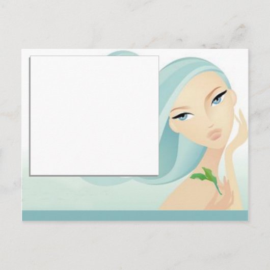Wellness-Center Salon Postkarte (Vorderseite)