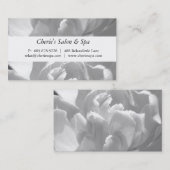 Wellness-Center - Salon-weiße Visitenkarte (Vorne/Hinten)
