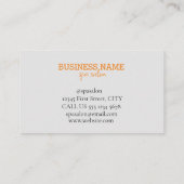 Wellness-Center Salon, Wellness-Center Visitenkarte (Rückseite)