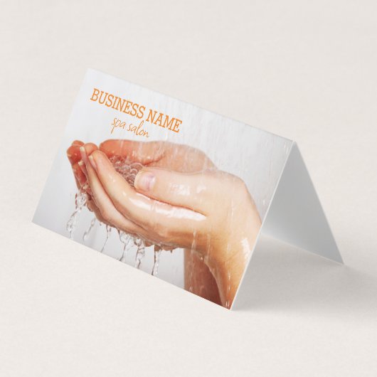 Wellness-Center Salon, Wellness-Center Visitenkarten (Vorderseite)