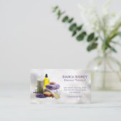 Wellness-Center Scent | Bath Salts | Öl Visitenkarte (Stehend Vorderseite)