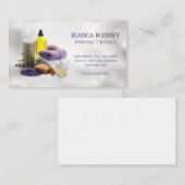 Wellness-Center Scent | Bath Salts | Öl Visitenkarte (Vorne/Hinten)