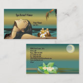Wellness-Center-Schönheits-Salon-Geschäfts-Karte Visitenkarte (Vorne/Hinten)
