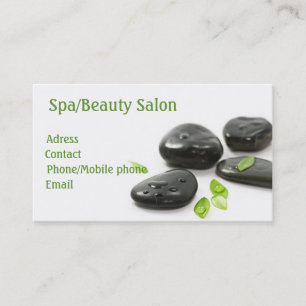 Wellness-Center/Schönheits-Salon-Geschäfts-Karte Visitenkarte