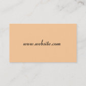 Wellness-Center/Schönheits-Salon-Geschäfts-Karte Visitenkarte (Rückseite)