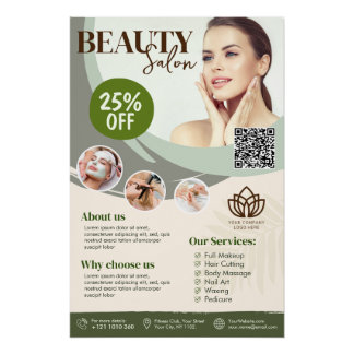 Wellness-Center, Schönheitssalon - Glossy Poster