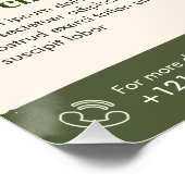 Wellness-Center, Schönheitssalon - Glossy Poster (Ecke)