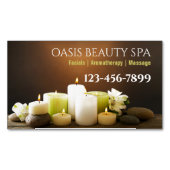 WELLNESS-CENTER Schönheitssalon Massage Östhetiker Magnetische Visitenkarte (Vorderseite)