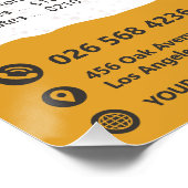 Wellness-Center, Schönheitssalon, Wellnesscenter,  Poster (Ecke)