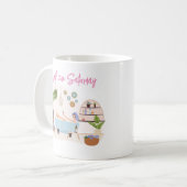 Wellness-Center Selbsthilfe Personalisierter Name  Kaffeetasse (Vorderseite Links)