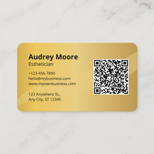 Wellness-Center Services Visitenkarte (Vorderseite)