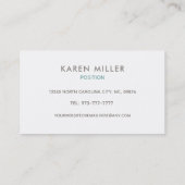 Wellness-Center Slogans Business Cards Visitenkarte (Rückseite)