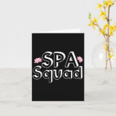 Wellness-Center Squad Wellness-Center Mitarbeiter  Karte (Gelbe Blume)
