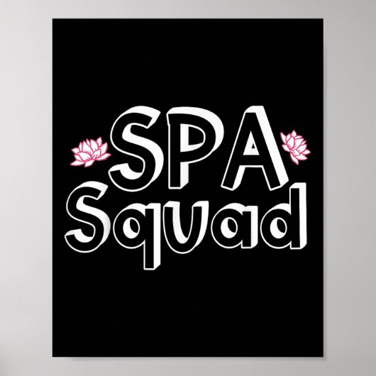 Wellness-Center Squad Wellness-Center Mitarbeiter Poster (Vorne)