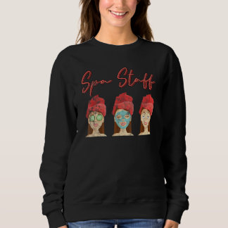 Wellness-Center Staff Party Squad Esthetician Beau Sweatshirt