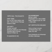 Wellness-Center Stones Flyer (Hinten)