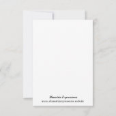 Wellness-Center Tag Geburtstag Einladung (Rückseite)