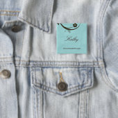 Wellness-Center-Tag-Taste Broch wasserblau Button (Beispiel)