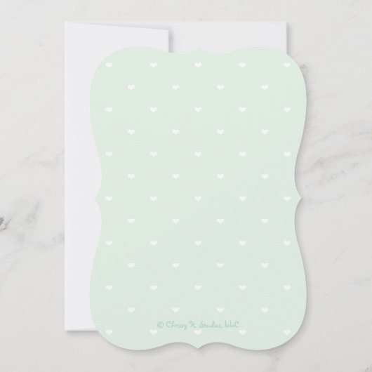 Wellness-Center Themed Bridal Dusche Einladungen D (Rückseite)