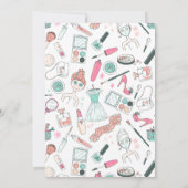 Wellness-Center Themed Party Einladung (Rückseite)