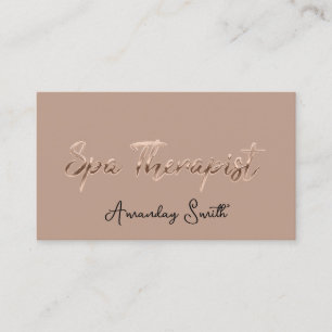 WELLNESS-CENTER Therapeut Script QR Code Logo Rose Visitenkarte