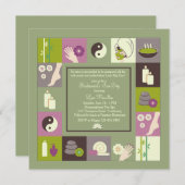 Wellness-Center-Therapie Einladung (Vorne/Hinten)