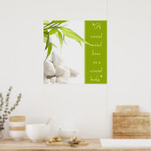 Wellness-Center Treatment Poster (Küche)