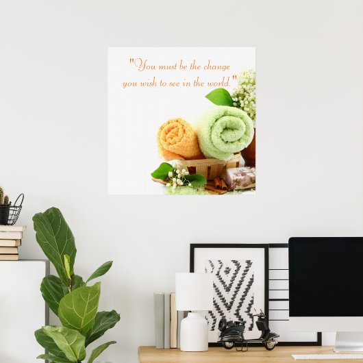 Wellness-Center Treatment Poster (Heimbüro)