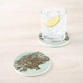 Wellness-Center Tree IV Sandstein Untersetzer (Seite)