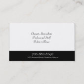 Wellness-Center-u. Visitenkarte (Rückseite)