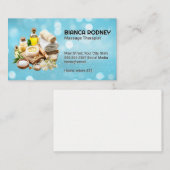 Wellness-Center- und Badesalze | Boke Visitenkarte (Vorne/Hinten)