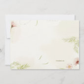 Wellness-Center und Beauty Einladung (Rückseite)