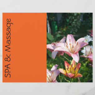 WELLNESS-CENTER und Massage Flyer