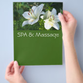 WELLNESS-CENTER und Massage Flyer (Hand)