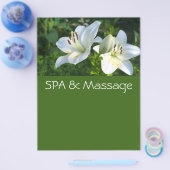 WELLNESS-CENTER und Massage Flyer (Einzeln)