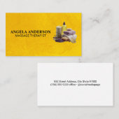 Wellness-Center und Massageöle Visitenkarte (Vorne/Hinten)