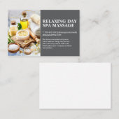 Wellness-Center und Salz | Schönheitsgesundheit Visitenkarte (Vorne/Hinten)