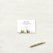 Wellness-Center-und Schönheits-Verabredung Post-it Klebezettel (Auf Schreibtisch)