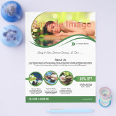 Wellness-Center und Schönheitssalon Flyer (Einzeln)