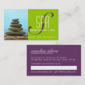 Wellness-Center und Terminkarte (Vorne/Hinten)