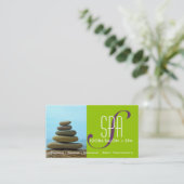 Wellness-Center und Terminkarte (Stehend Vorderseite)