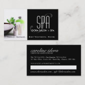 Wellness-Center und Terminkarte (Vorne/Hinten)