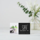 Wellness-Center und Terminkarte (Stehend Vorderseite)