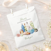 Wellness-Center und Wellness Bachelorette Geschenktütchen (Ausgeschnitten)